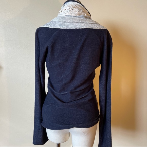 DESIGUAL | Cotton jumper with detailed neckline | size M - Picture 5 of 9